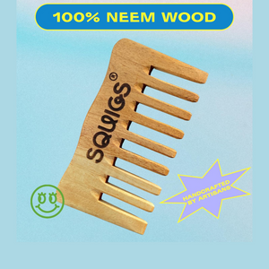 Squiggly Neem Comb