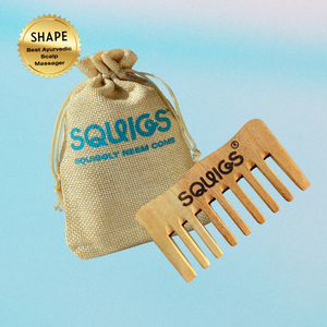 Squiggly Neem Comb