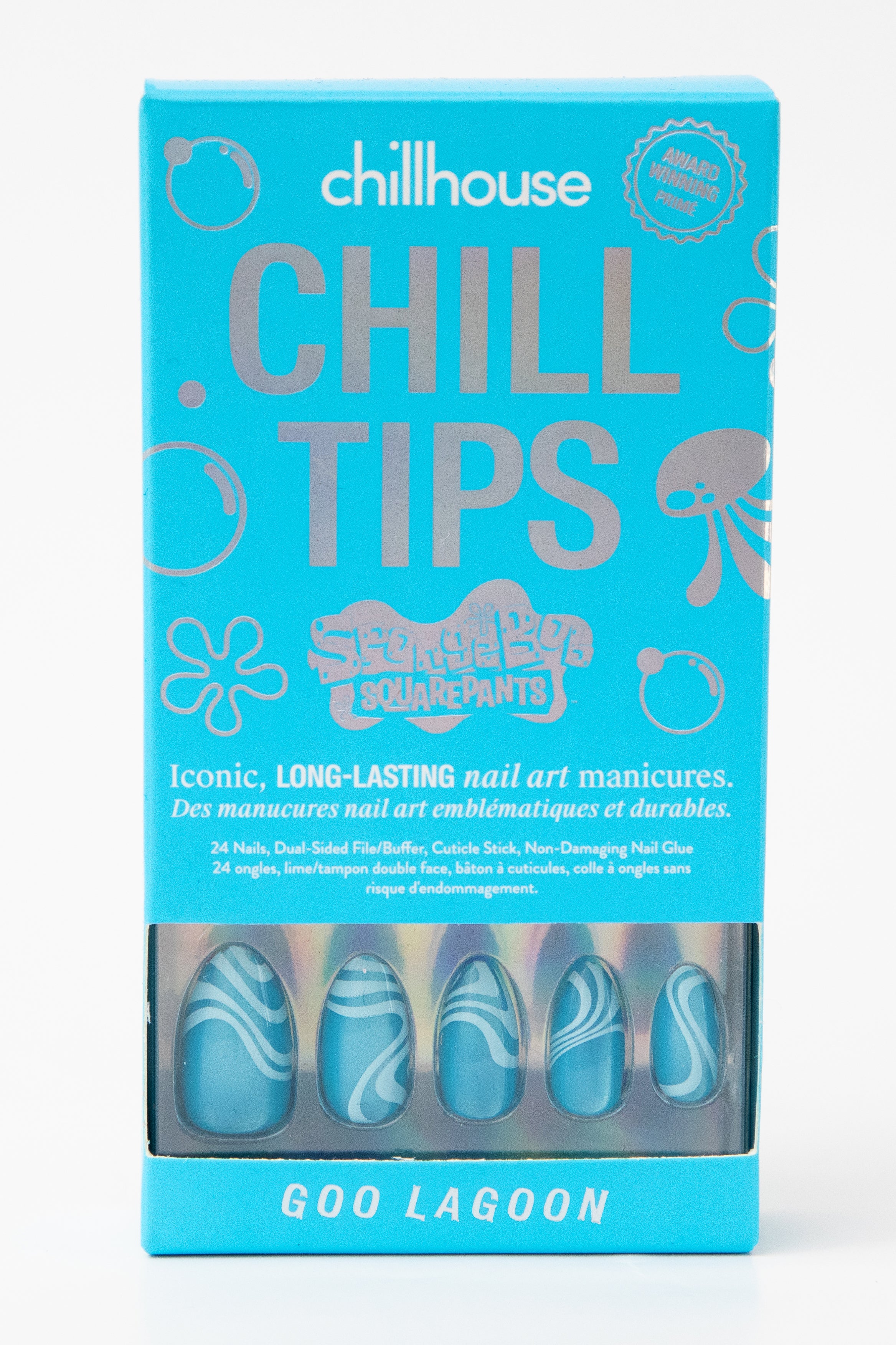 FREE GIFT! Chillhouse SpongeBob Goo Lagoon Press On Nails