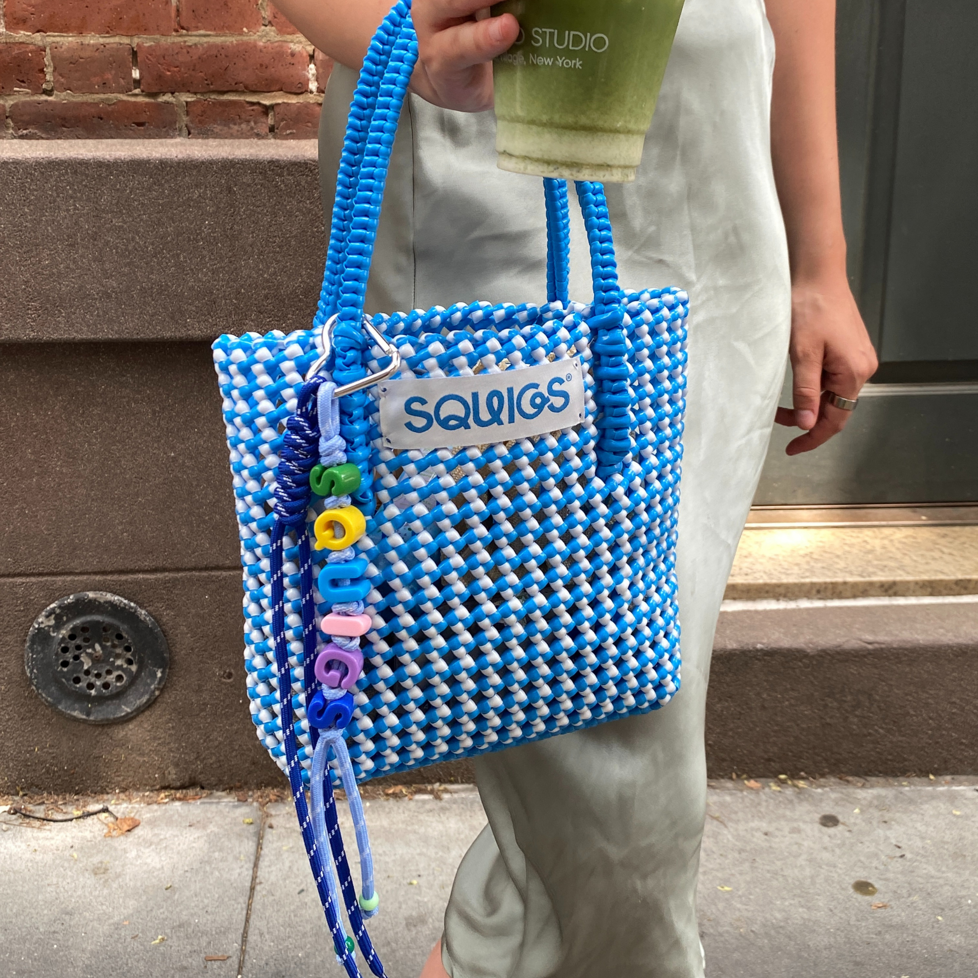 Mini Bazaar Bag - Signature Blue
